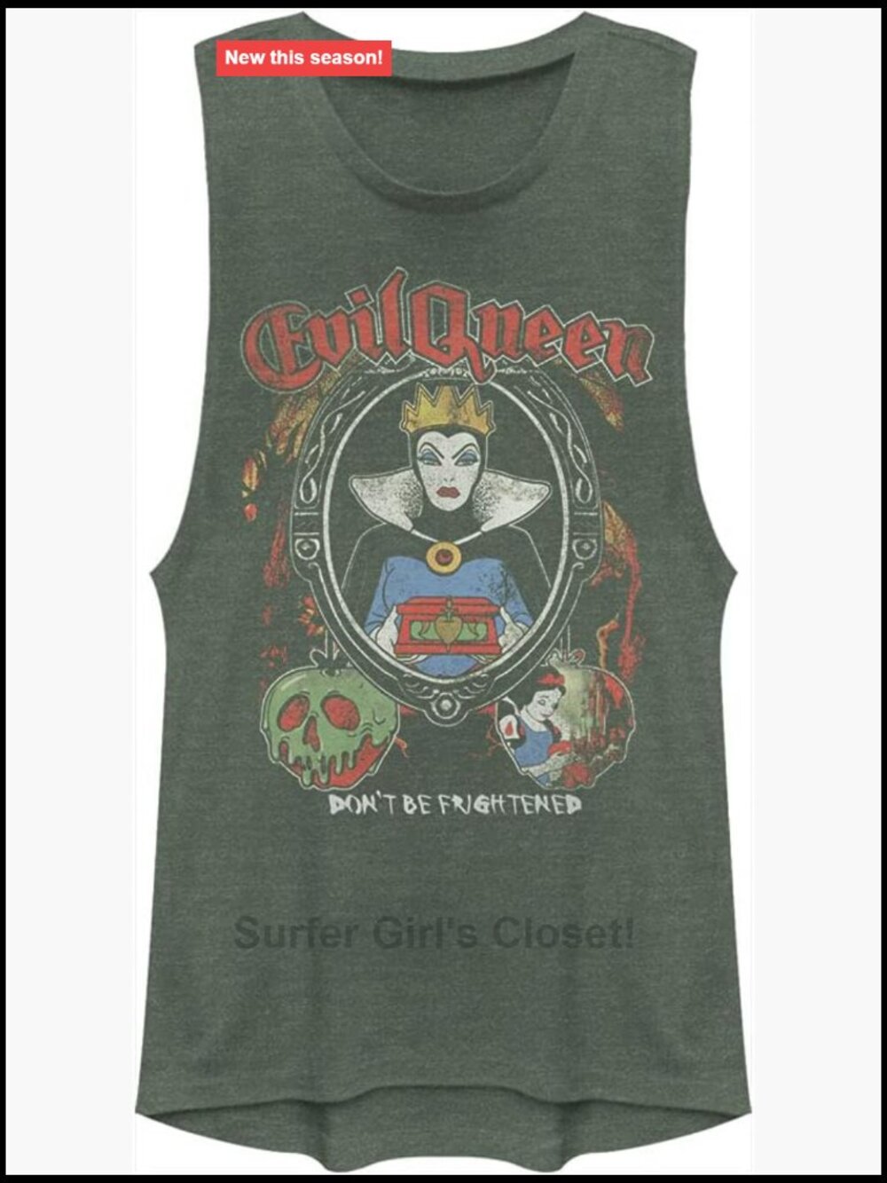 Disney Evil Queen Festival Muscle Tee Sleeveless Scoop Neck